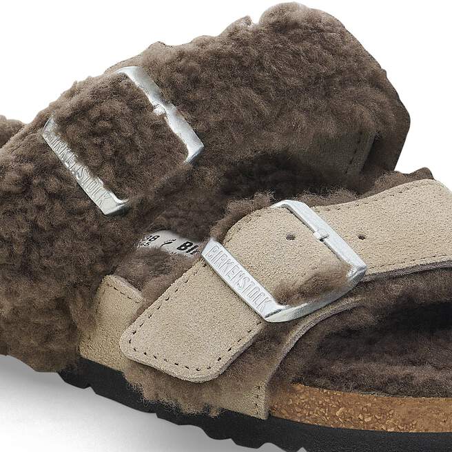 Arizona Teddy Split Suede Leather-Shearling