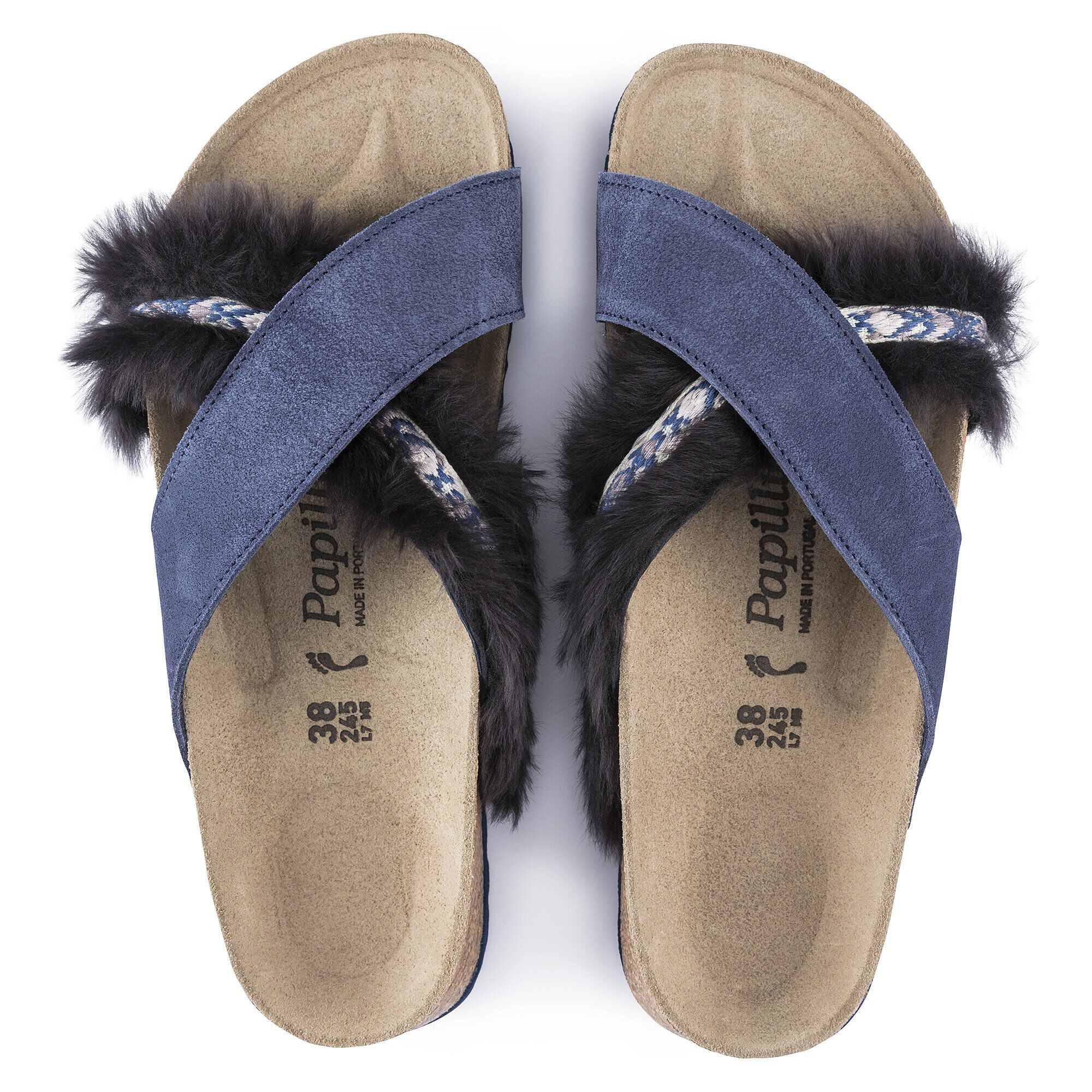 Daytona Suede Leather/Fur - a top view