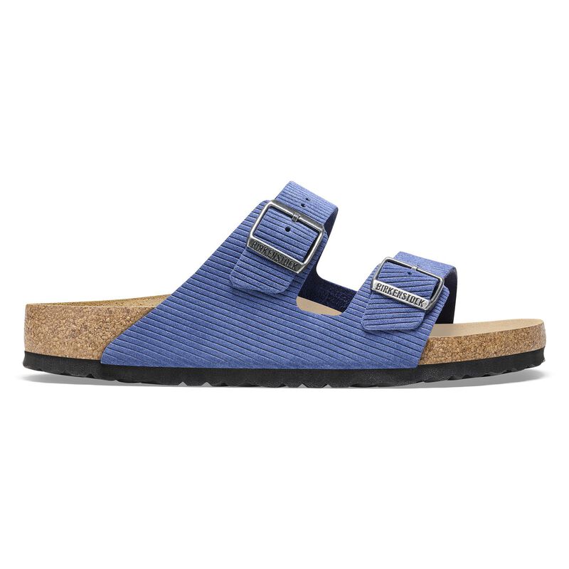 BIRKENSTOCK Arizona Suede Leather Embossed Corduroy Indigo Contour Sole detail
