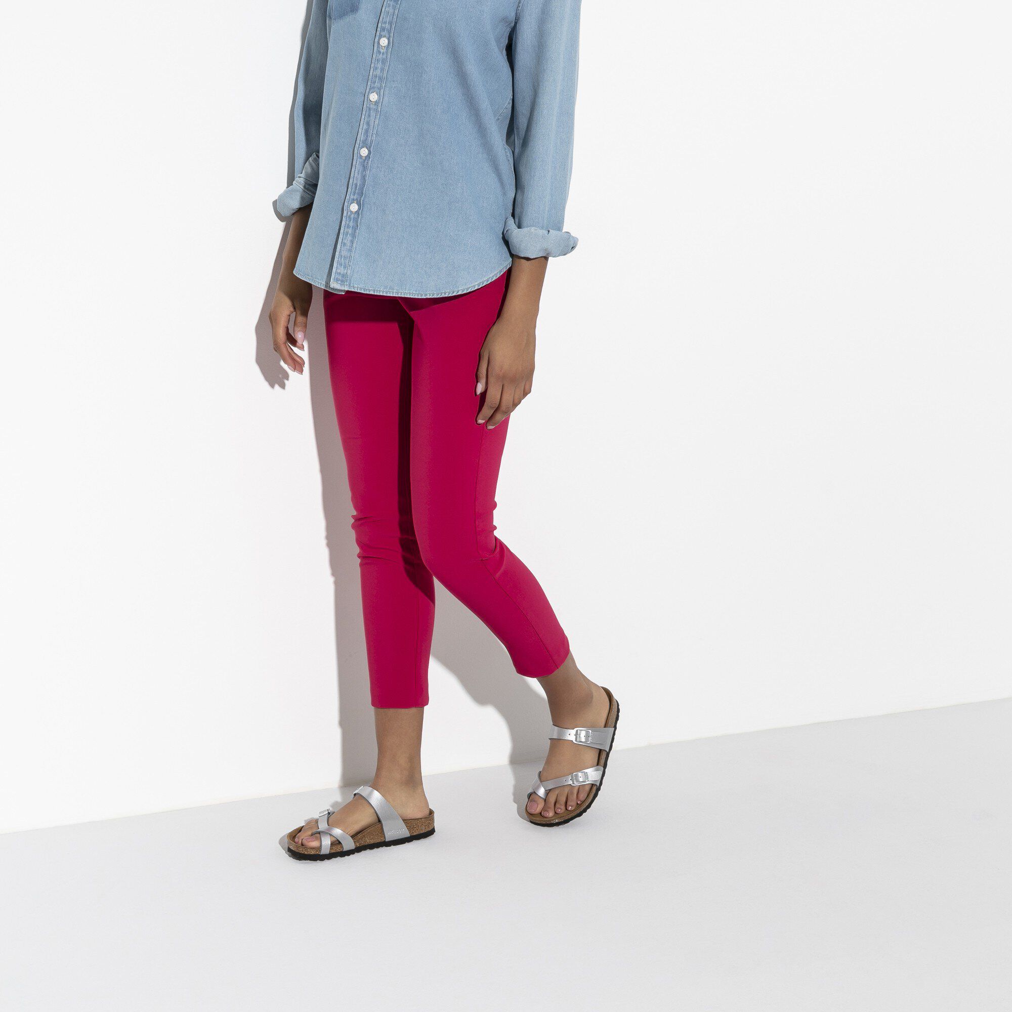 Mayari Birko-Flor with a female model