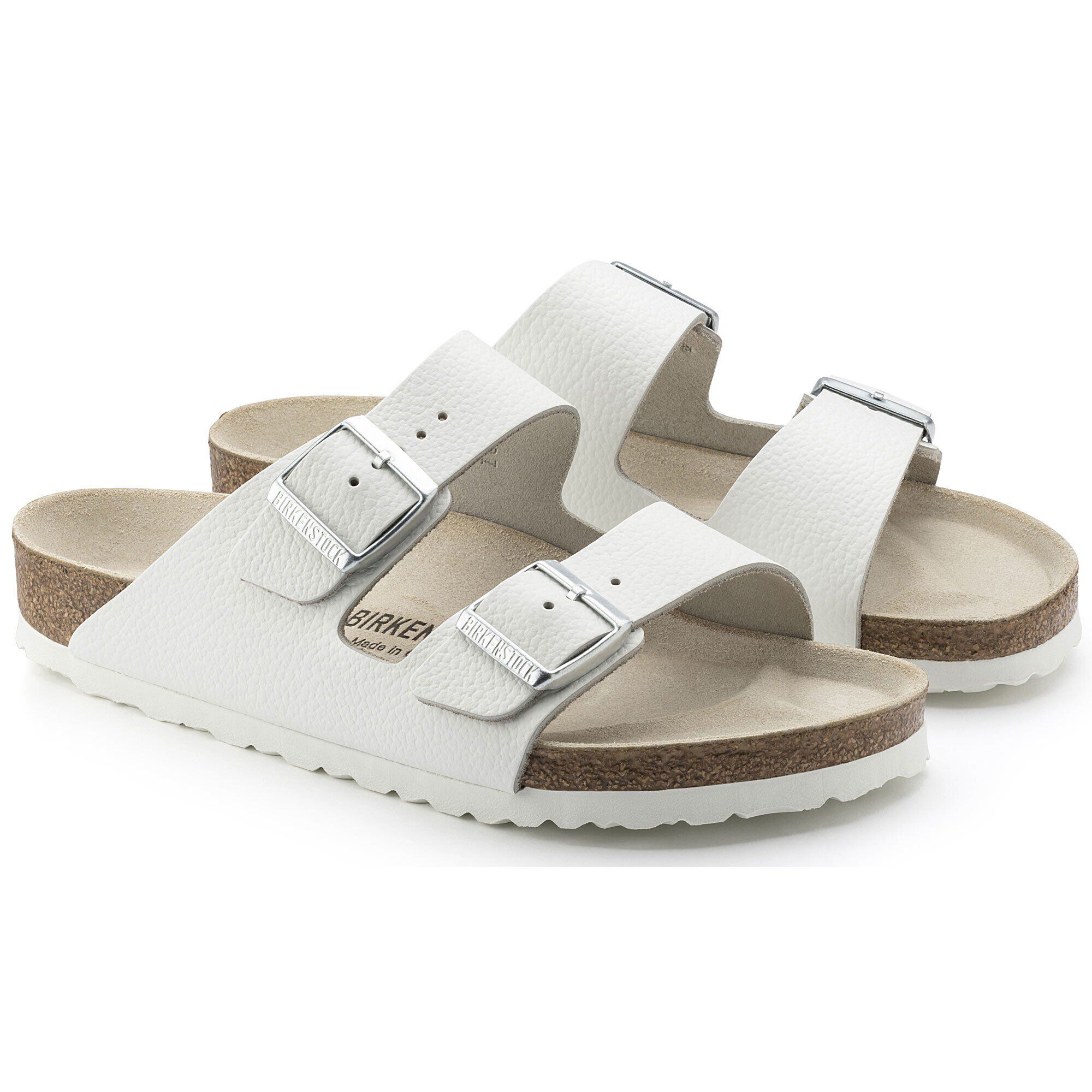 Arizona Leather in Color White | BIRKENSTOCK US