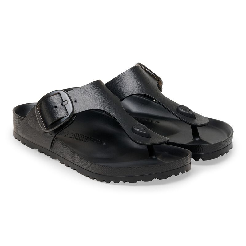 BIRKENSTOCK Gizeh Big Buckle EVA Black Easy Walk detail