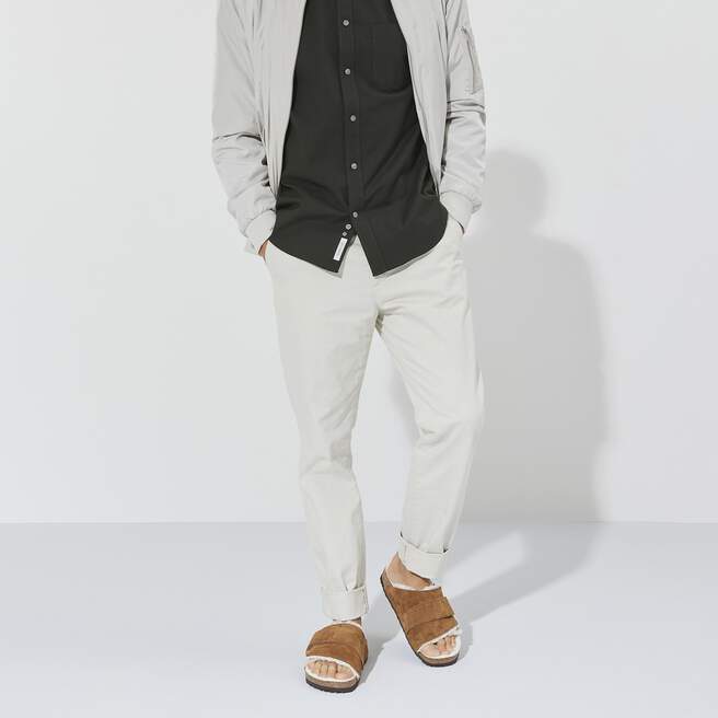 Kyoto Shearling Suede Leather