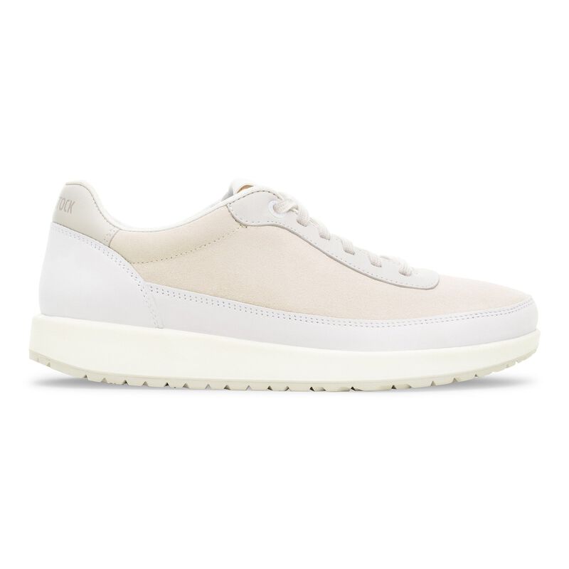 BIRKENSTOCK Honnef City Mixed Leather Antique White Lounge Fit detail