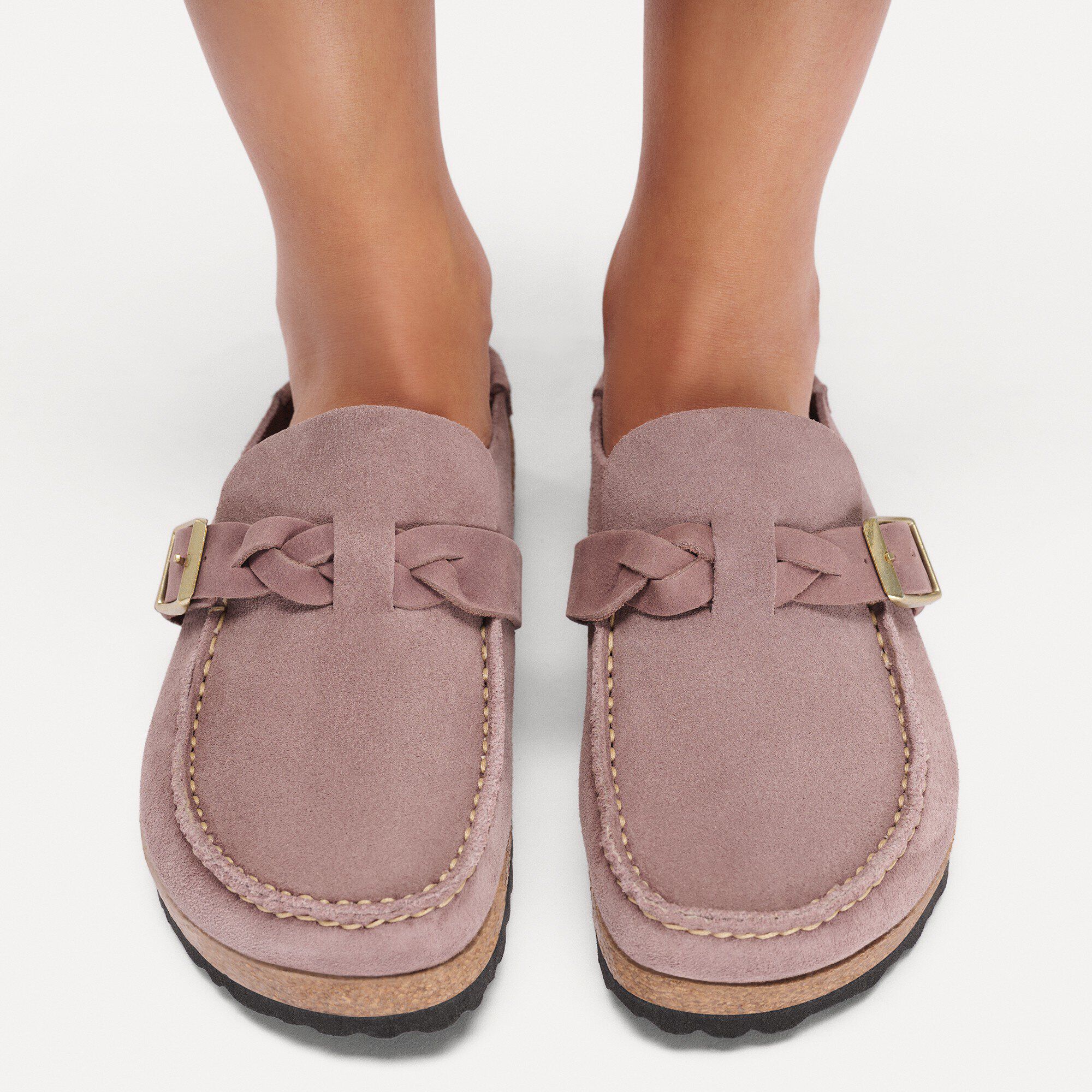 Buckley  Braided Suede Leather