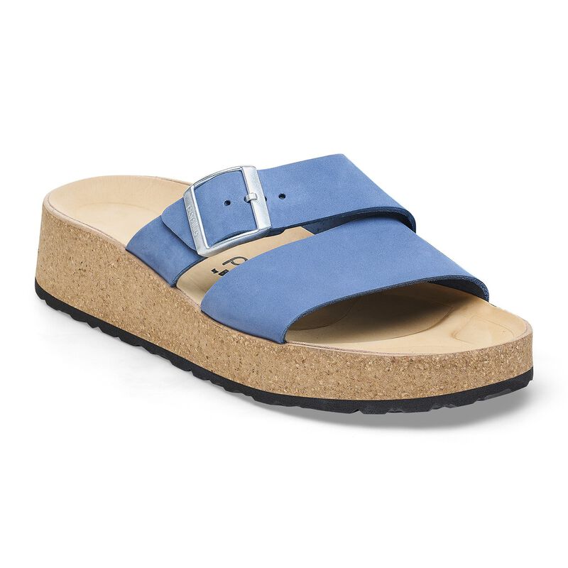 BIRKENSTOCK Almina Nubuck Leather Black Daily Comfort detail