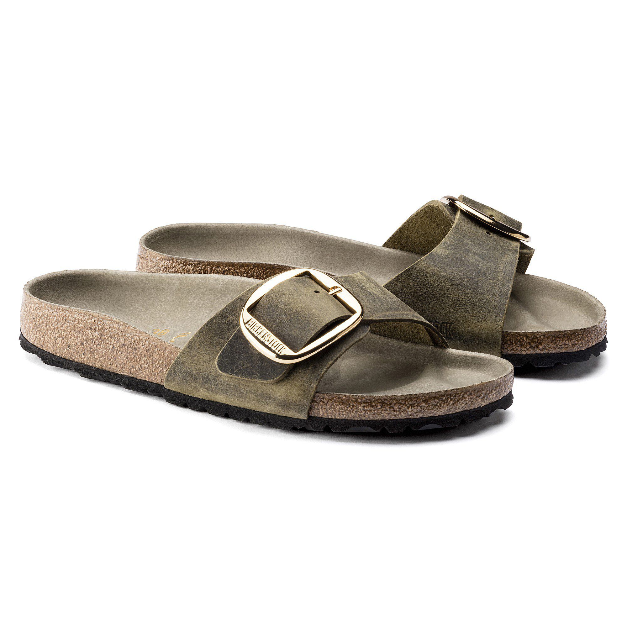 Madrid Big Buckle Oiled Leather