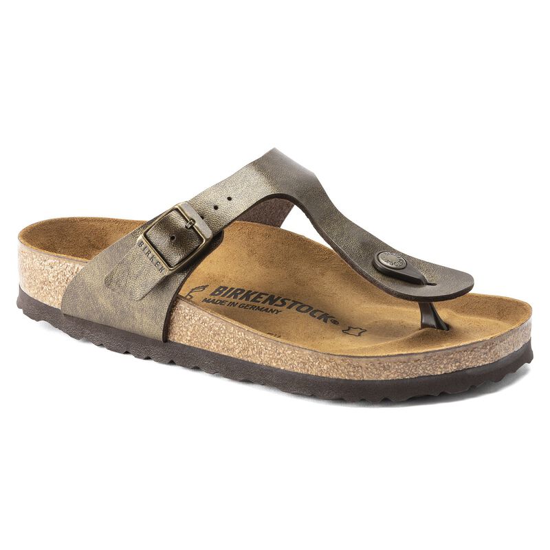 BIRKENSTOCK Gizeh Birko-Flor Black City Comfort detail