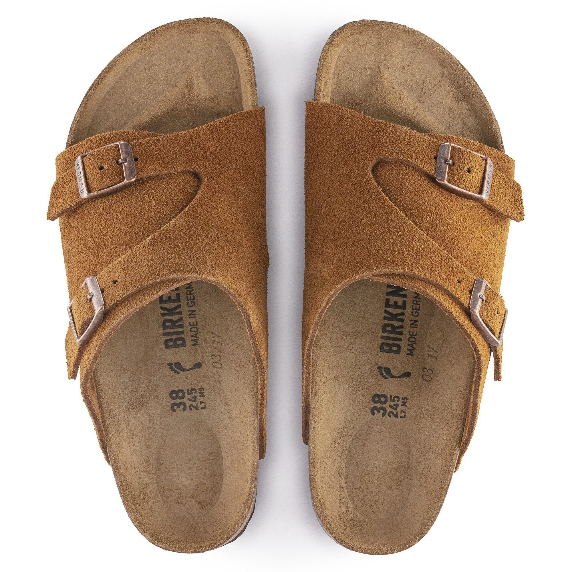 Zürich Suede Leather in Color Mink | BIRKENSTOCK Canada