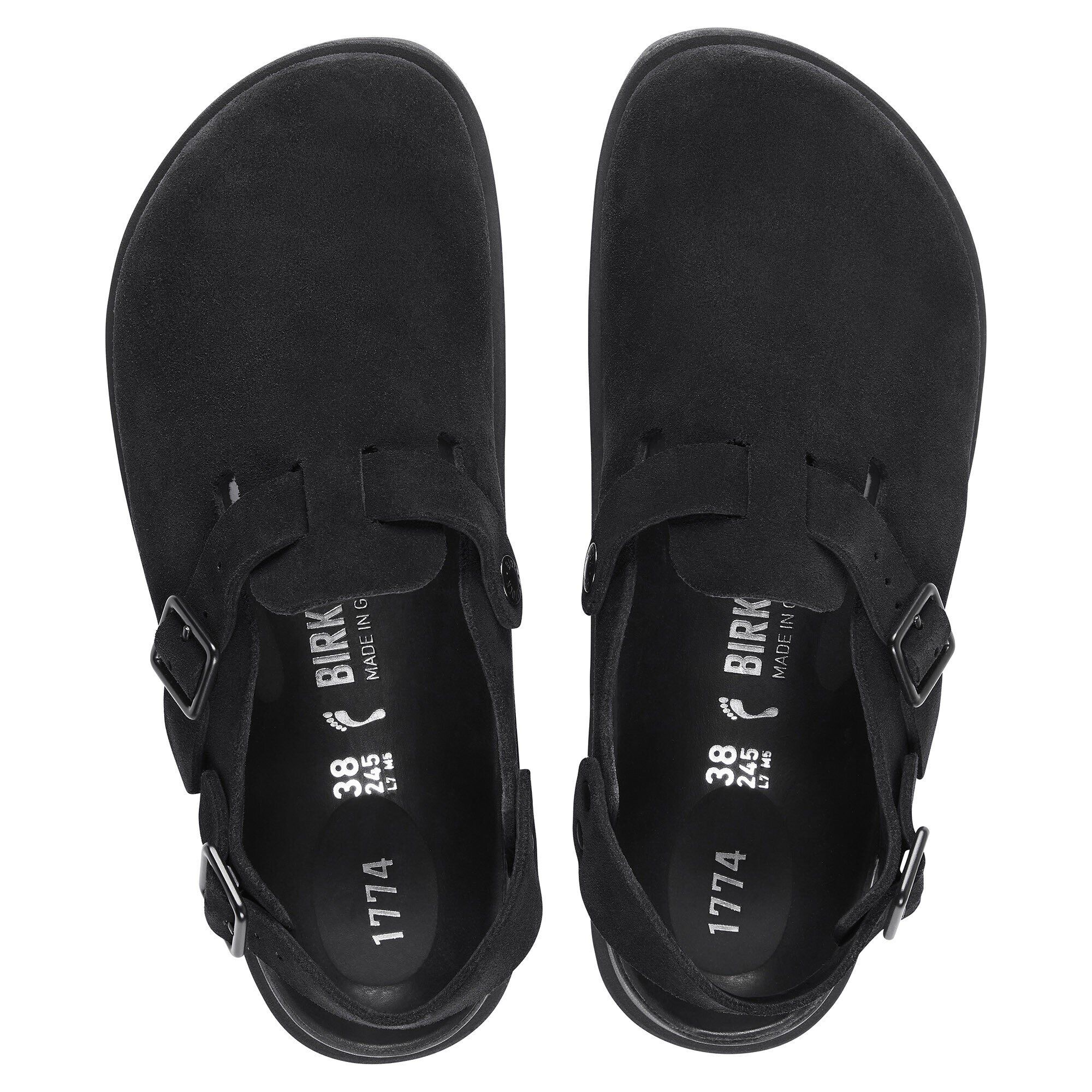 1774 IV Tokio Suede Leather in Color Black | BIRKENSTOCK US