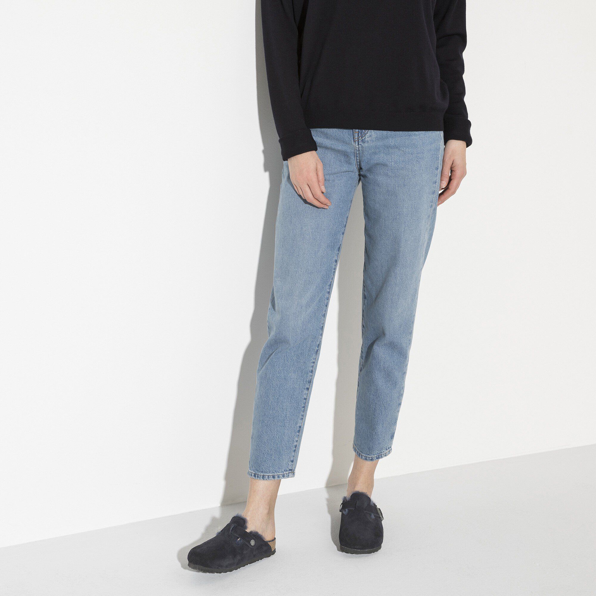 Boston Shearling Suede Leather