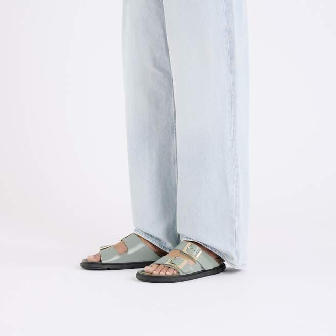 Arizona Droplet Buckle Natural Leather Patent image numéro 4