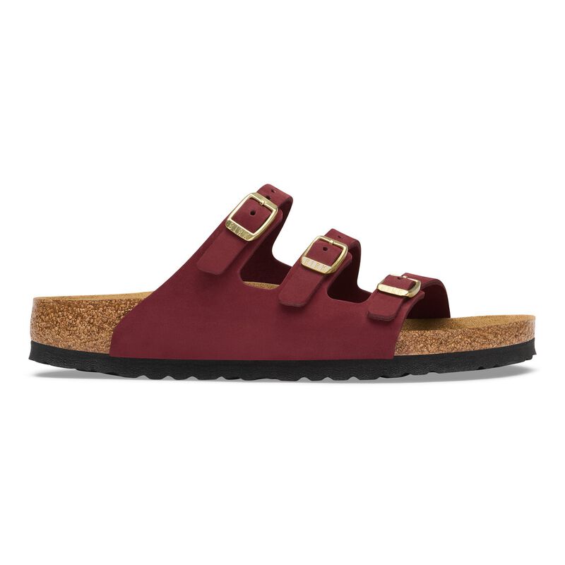 BIRKENSTOCK Florida Fresh Nubuck Leather Zinfandel Walk Edit detail