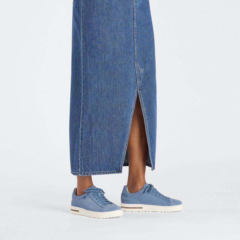 BIRKENSTOCK Bend Low Suede Leather Elemental Blue Classic Fit detail