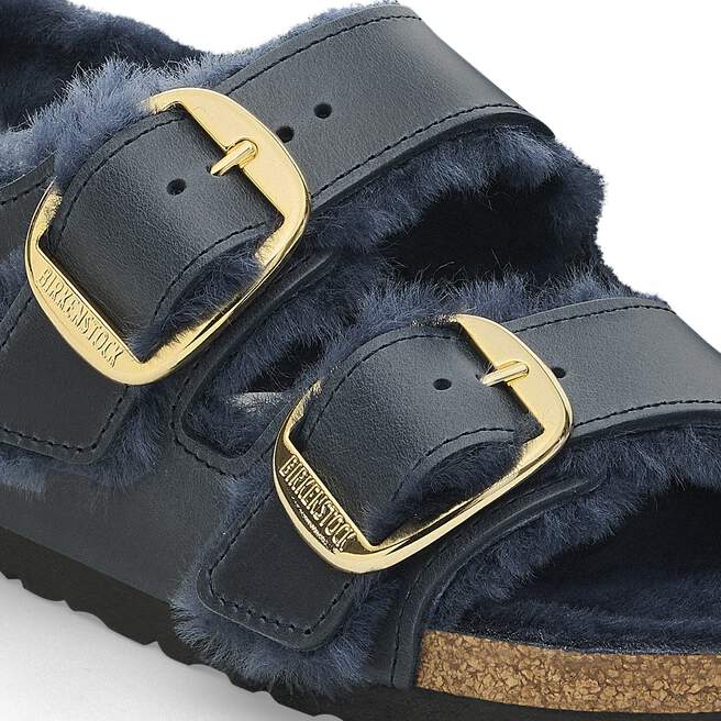 Sw 656 Milano Big Buckle Shearling Oiled Leather in Color Midnight Blue ...