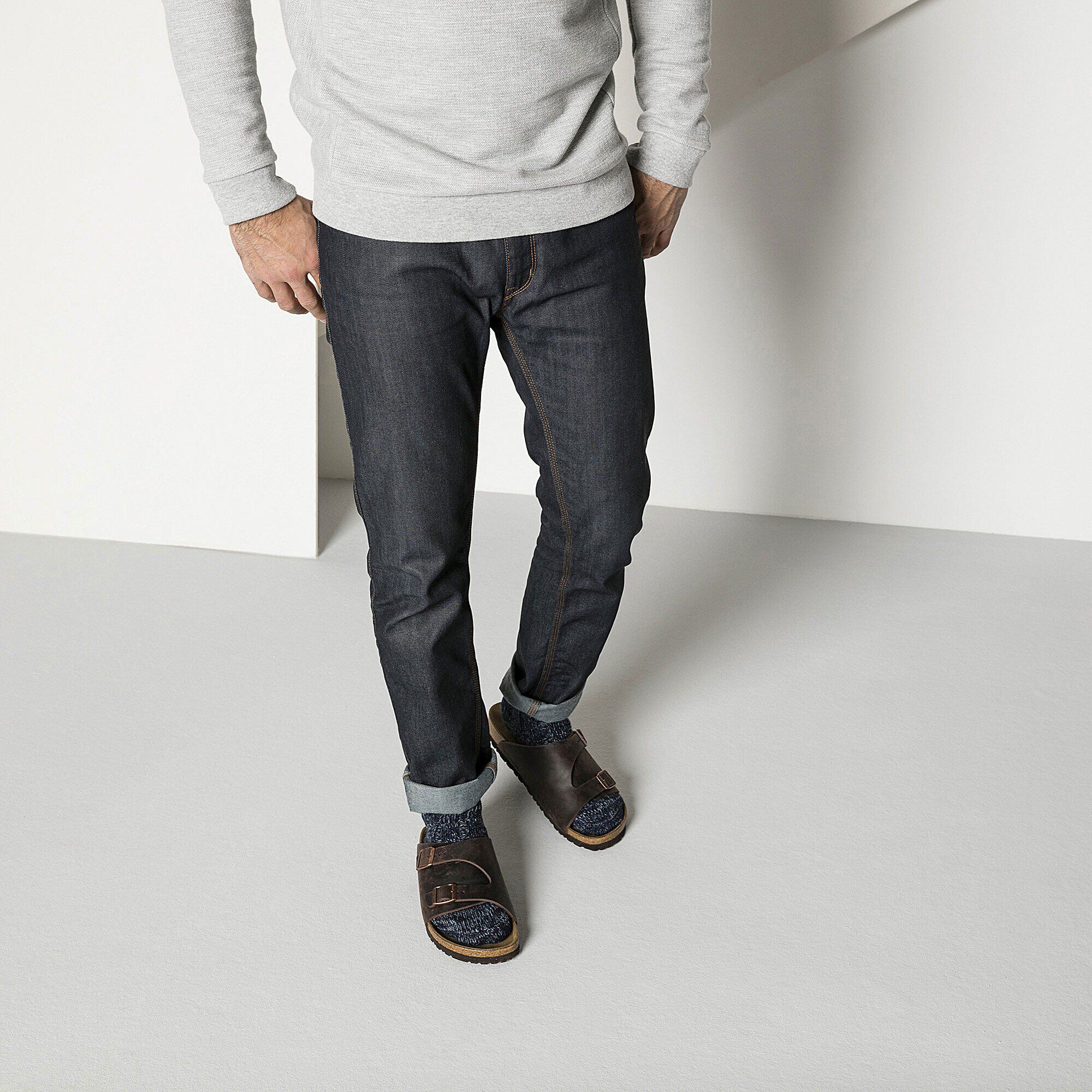 Cotton Twist Men Cotton-Polyamide-Elastane