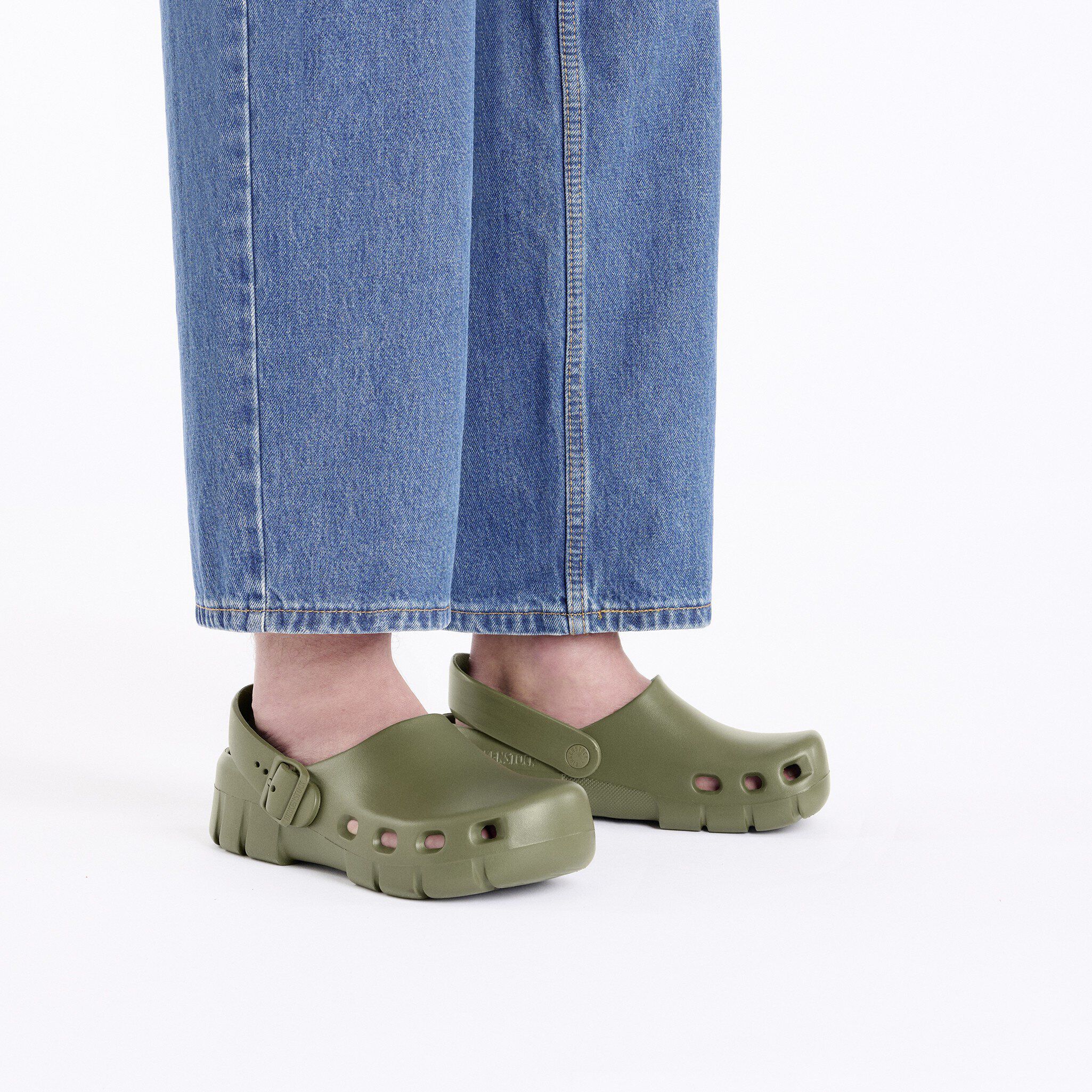 Birki Flow EVA with a male model