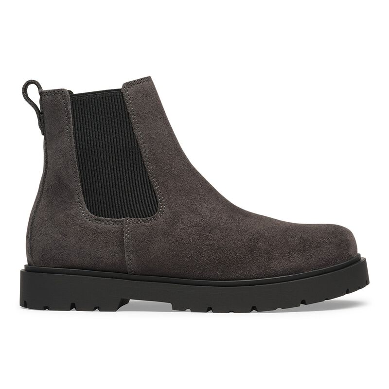 BIRKENSTOCK Highwood Slip On Mid Suede Leather Velvet grey Trail Easy detail