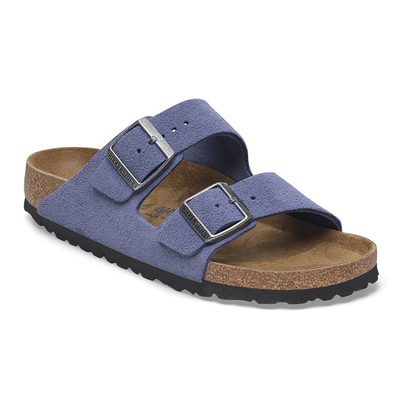 BIRKENSTOCK Arizona Suede Leather Taupe Soft Sole detail