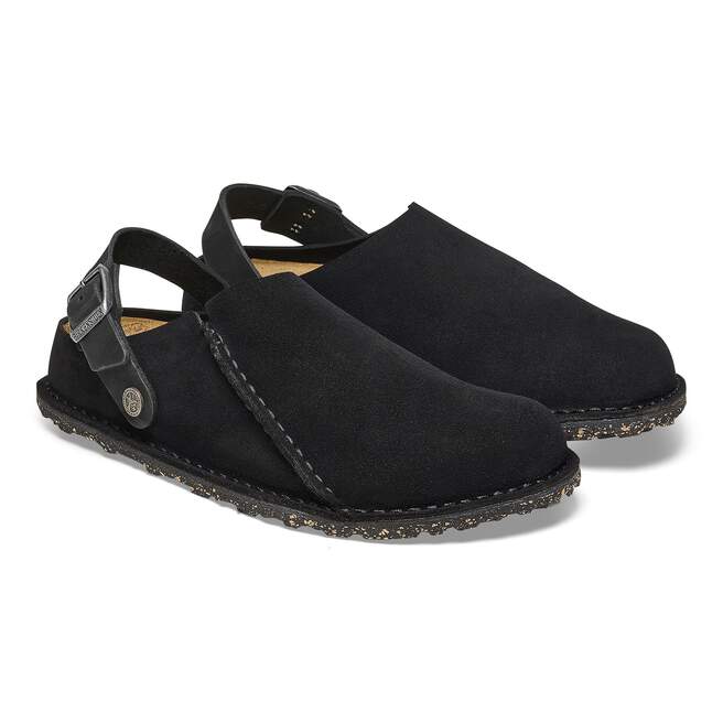 Sw 656 Lutry Premium Suede Suede Leather in Color Black | BIRKENSTOCK Canada