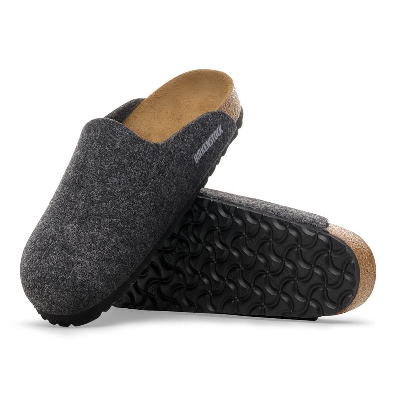BIRKENSTOCK Amsterdam Wool Anthracite Trail Easy detail