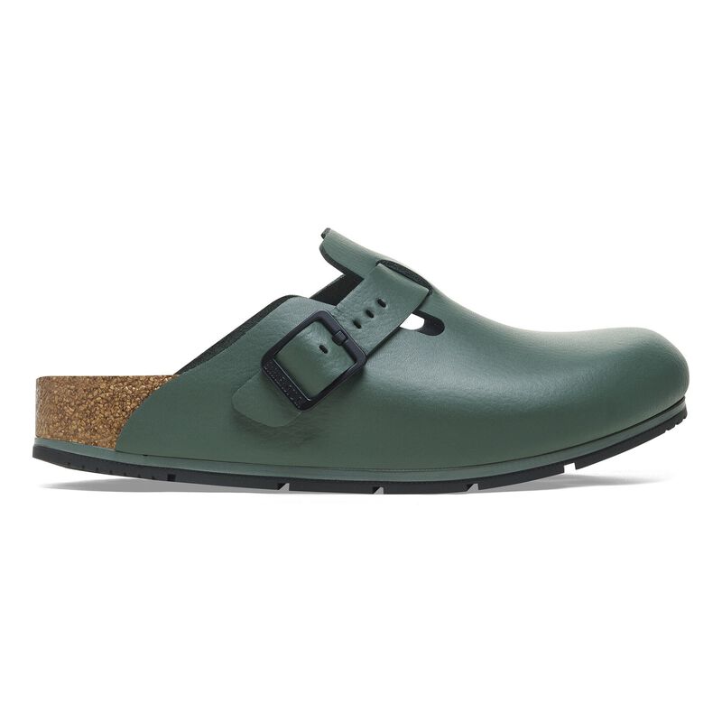 BIRKENSTOCK Boston Pro Natural Leather Thyme Classic Fit detail
