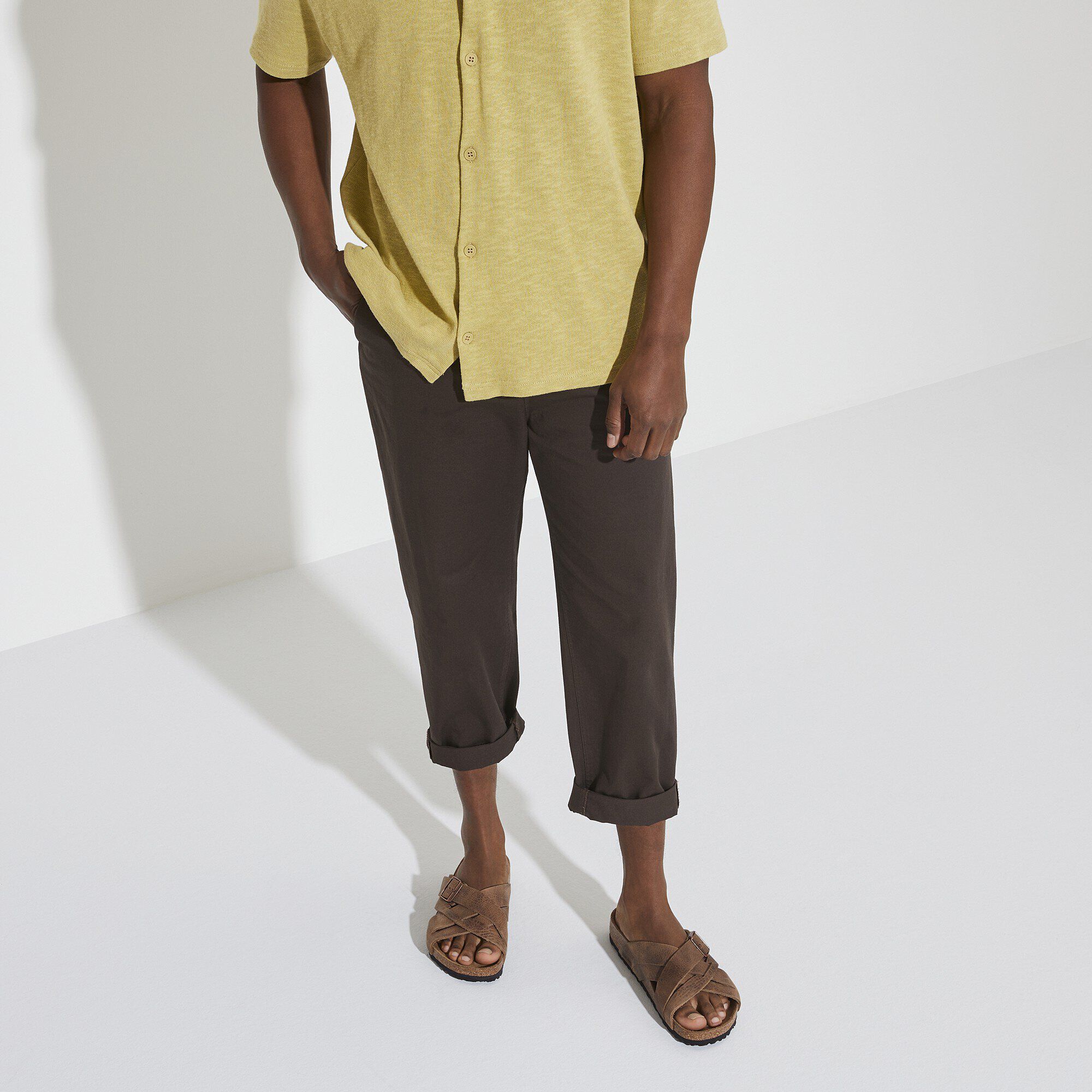   Close-up with a male model
