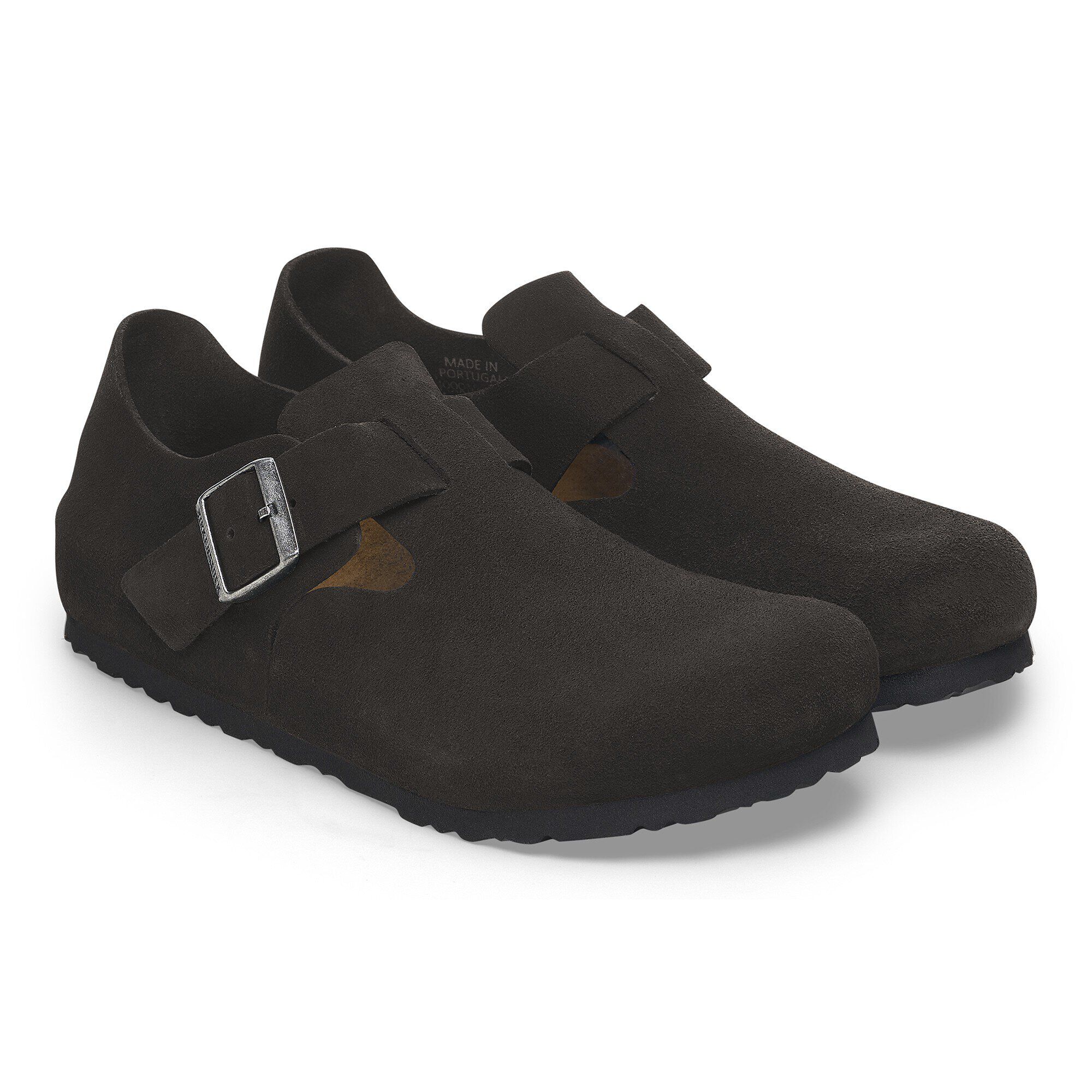 靴 BIRKENSTOCK LONDON London Shearling Suede Leather in Color Taupe | BIRKENSTOCK US
