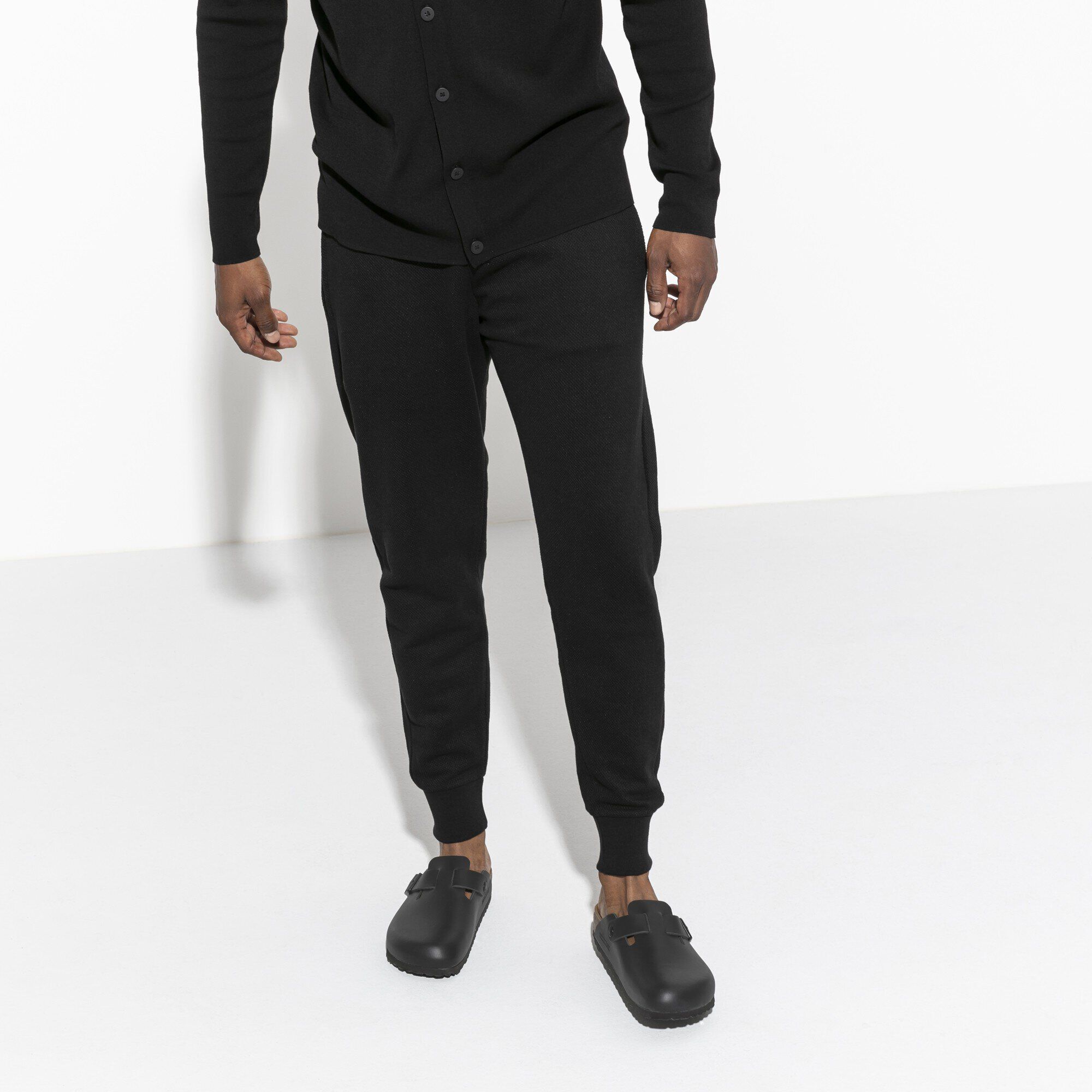 Boston Leather Close-up with a male model