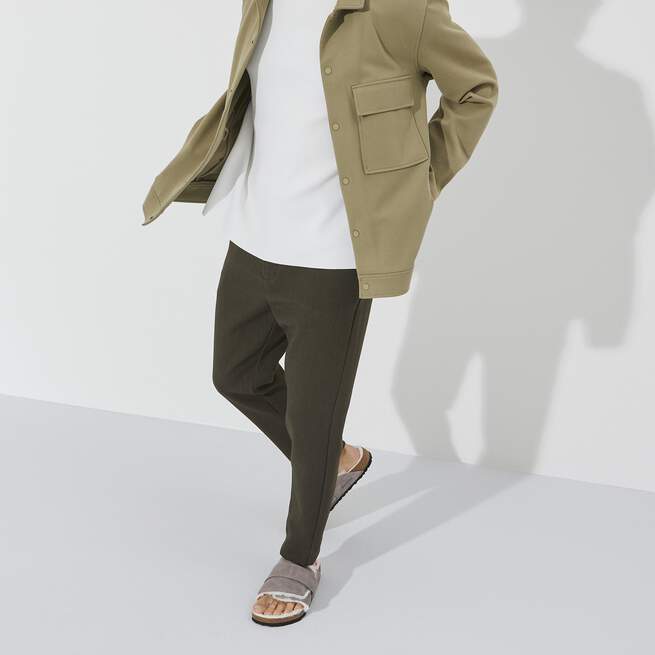 Kyoto Shearling Suede Leather-Shearling Thyme