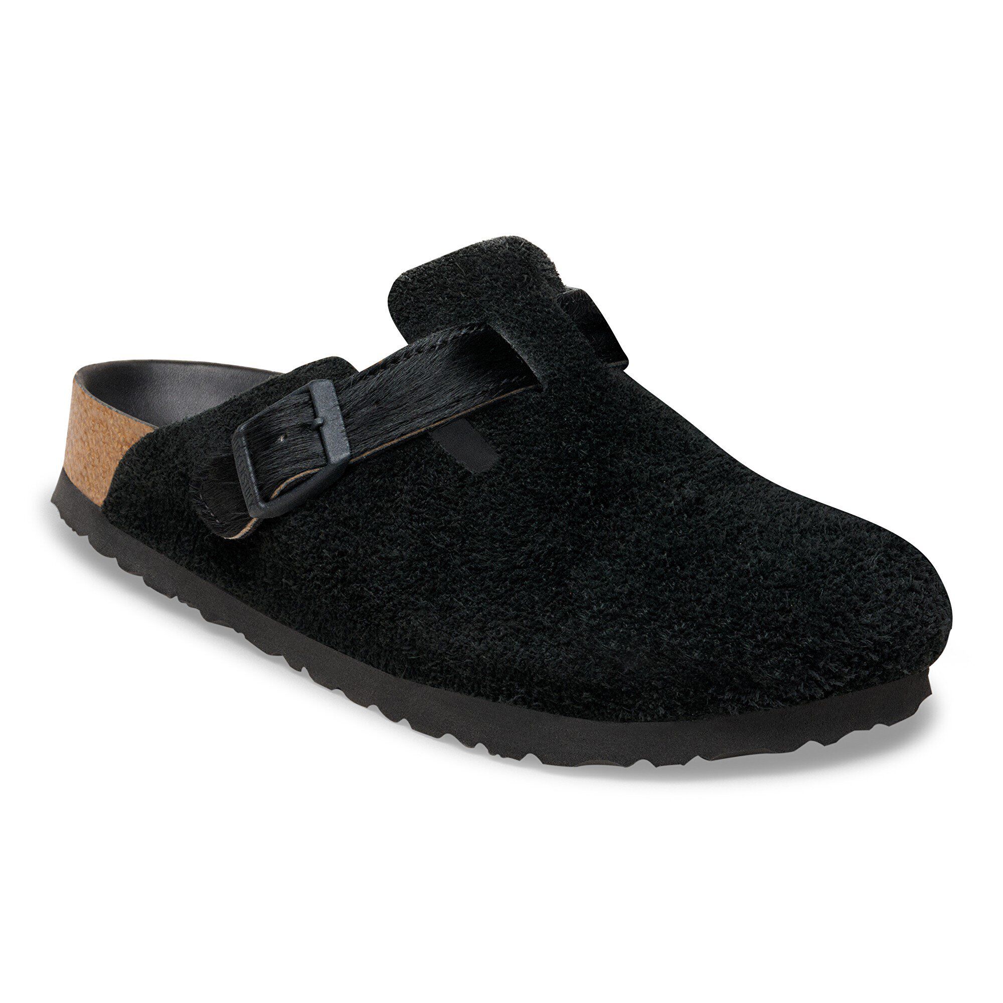 BIRKENSTOCK Boston Suede Leather/Fur Black Trail Easy First-Week Fit Guide · BIRKENSTOCK Everyday Walk