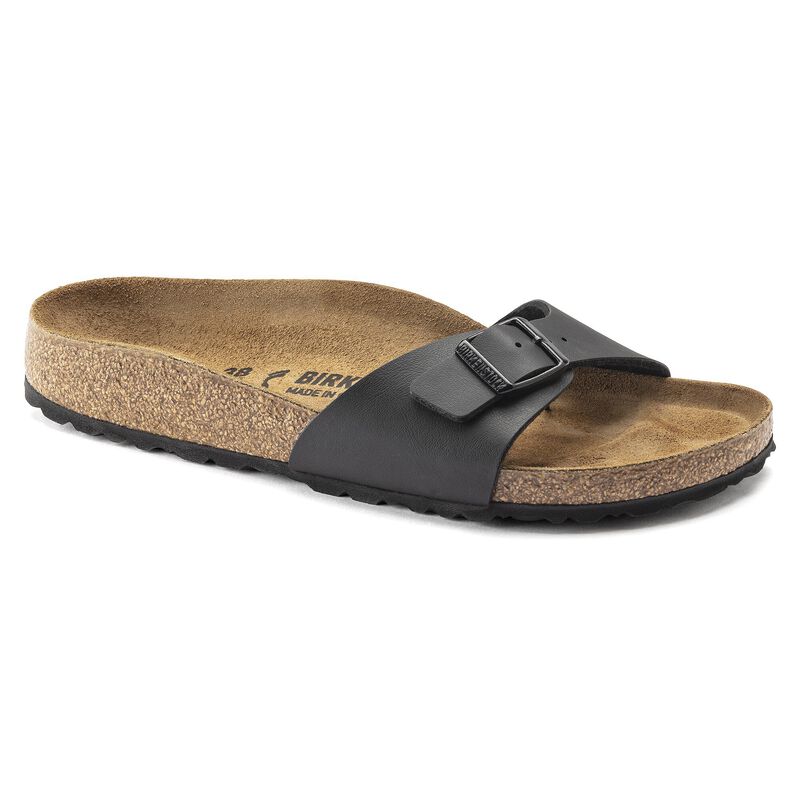 BIRKENSTOCK Madrid Birko-Flor Black Daily Comfort detail