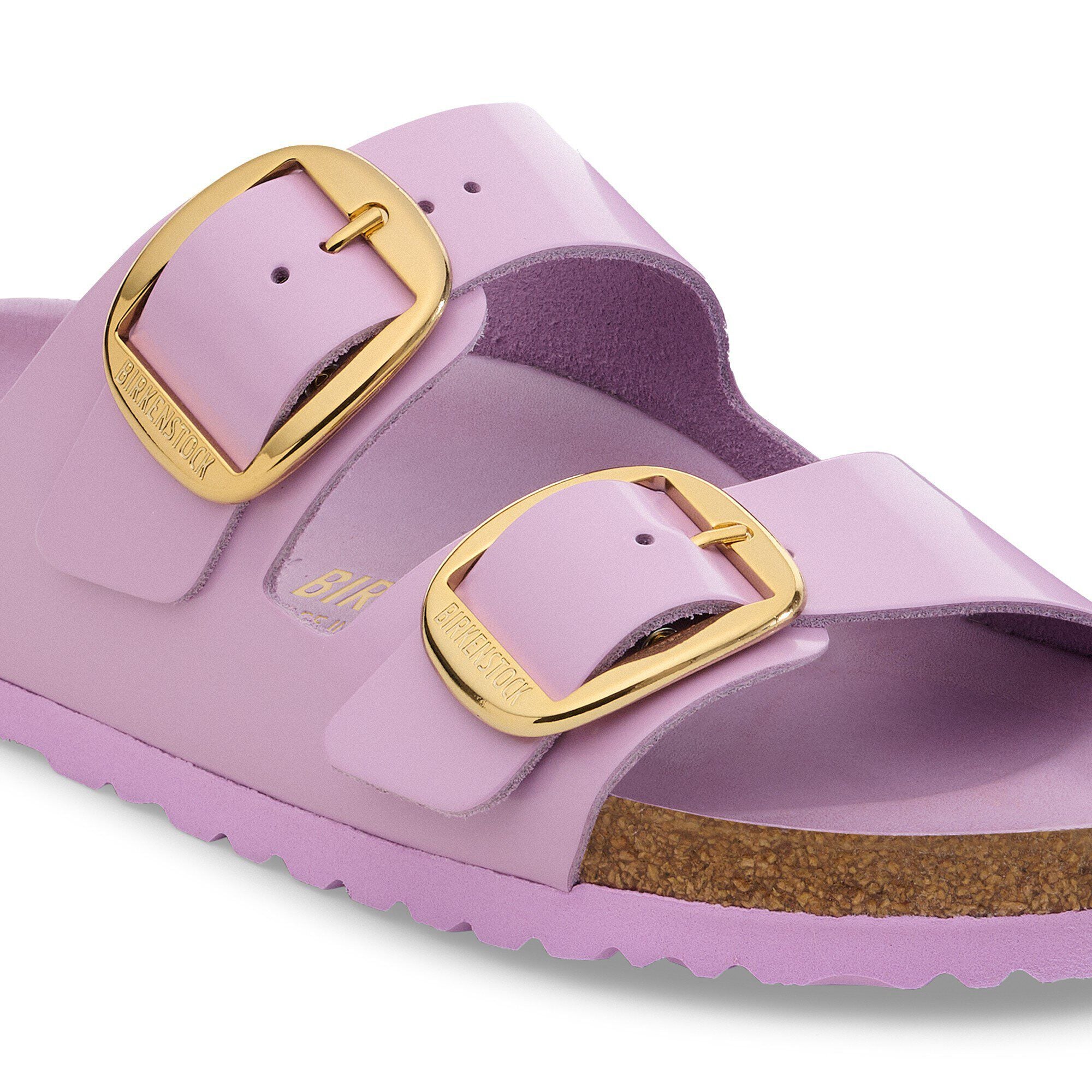 Arizona Big Buckle Natural Leather Patent