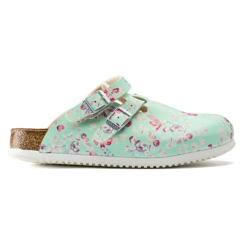 BIRKENSTOCK Kay SL Birko-Flor Flower Field Mint Daily Comfort detail