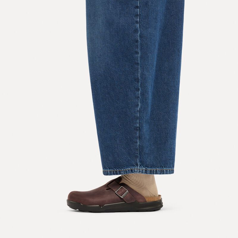 BIRKENSTOCK Boston Crosstown Waxy Leather Habana Walk Edit detail