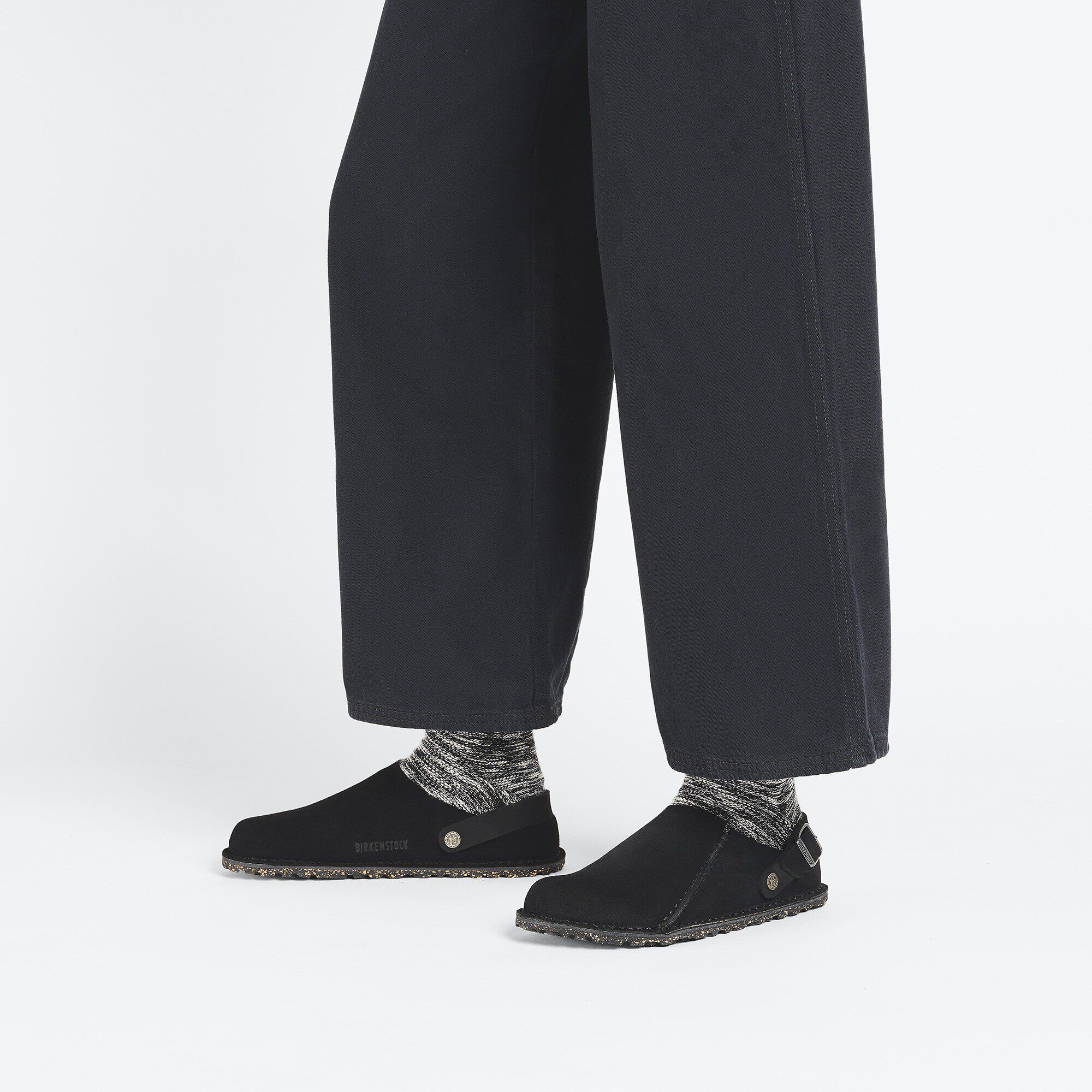 BIRKENSTOCK lutry ブラック サンダル 43 28cm Lutry Premium Suede Suede Leather in Color Black | BIRKENSTOCK US