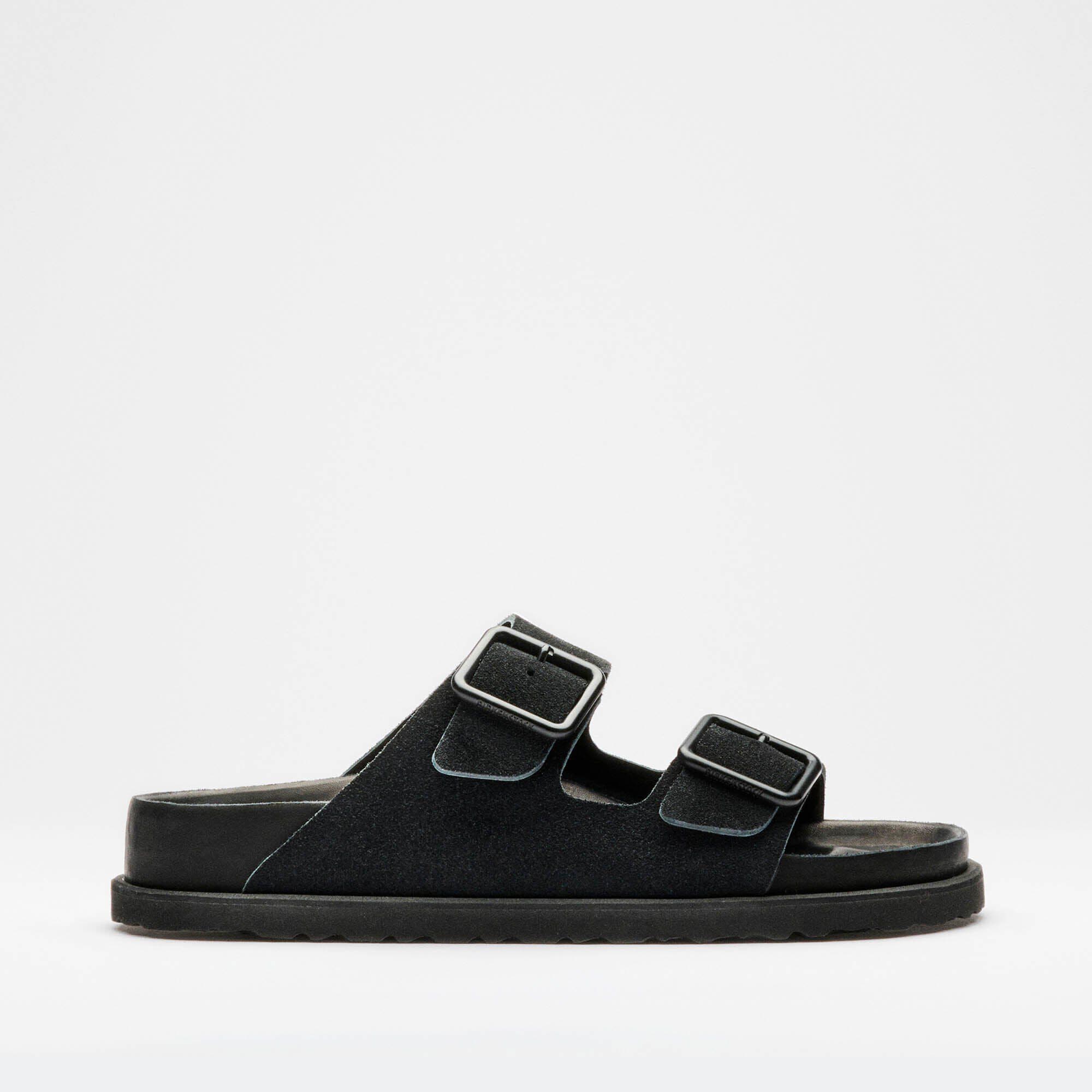 ◯★　新品未使用　BIRKENSTOCK　1774 WEST SUEDE 1774 Arizona Suede Leather in Color Cazador Black | BIRKENSTOCK US