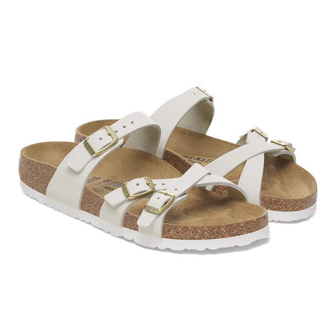 Franca Nubuck Leather in Color Antique White BIRKENSTOCK US