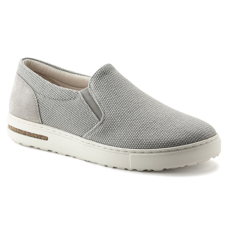 BIRKENSTOCK Oswego Natural Leather/Textile Midnight Blue Walk Edit detail