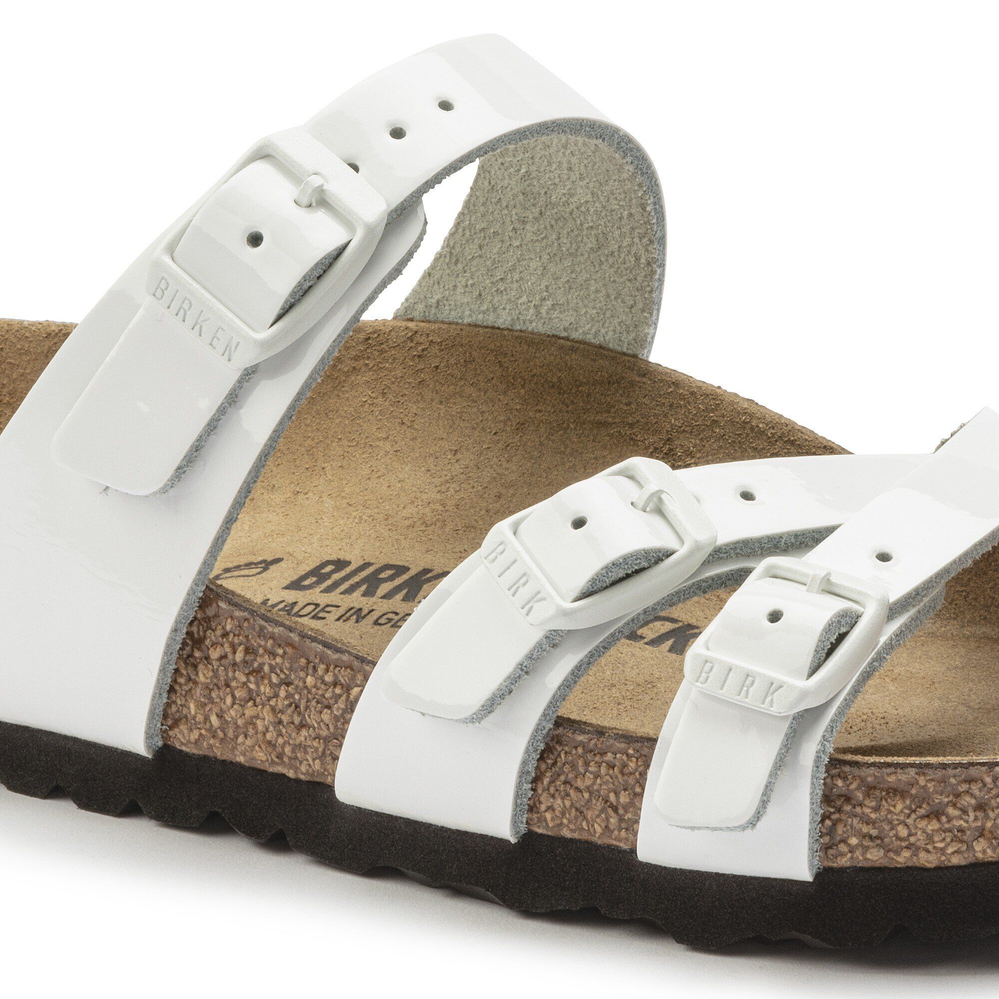Franca Cuir naturel verni Close-up view showing material detail image num&eacute;ro 4