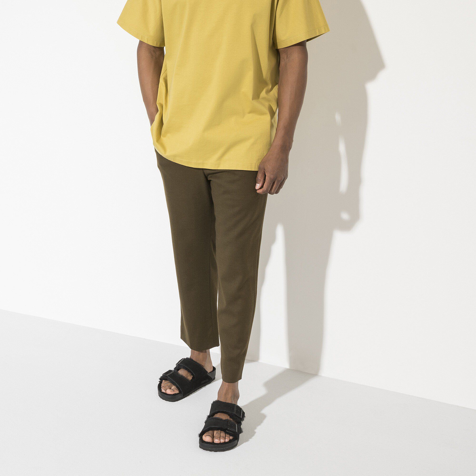 Arizona Shearling Suede Leather