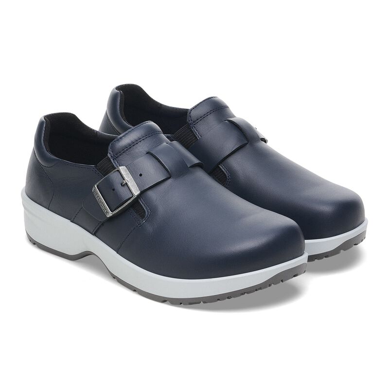 BIRKENSTOCK Caris PRO Natural Leather Navy Walk Edit detail