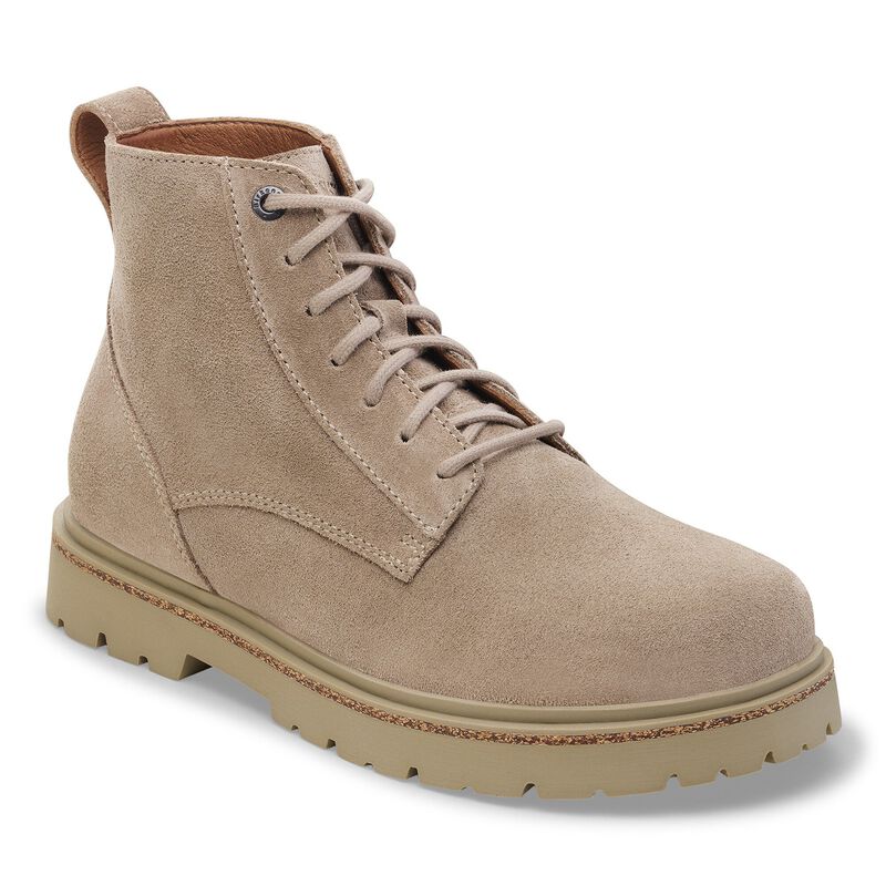 BIRKENSTOCK Highwood Lace Mid Women Suede Leather Dark Tea Trail Easy detail