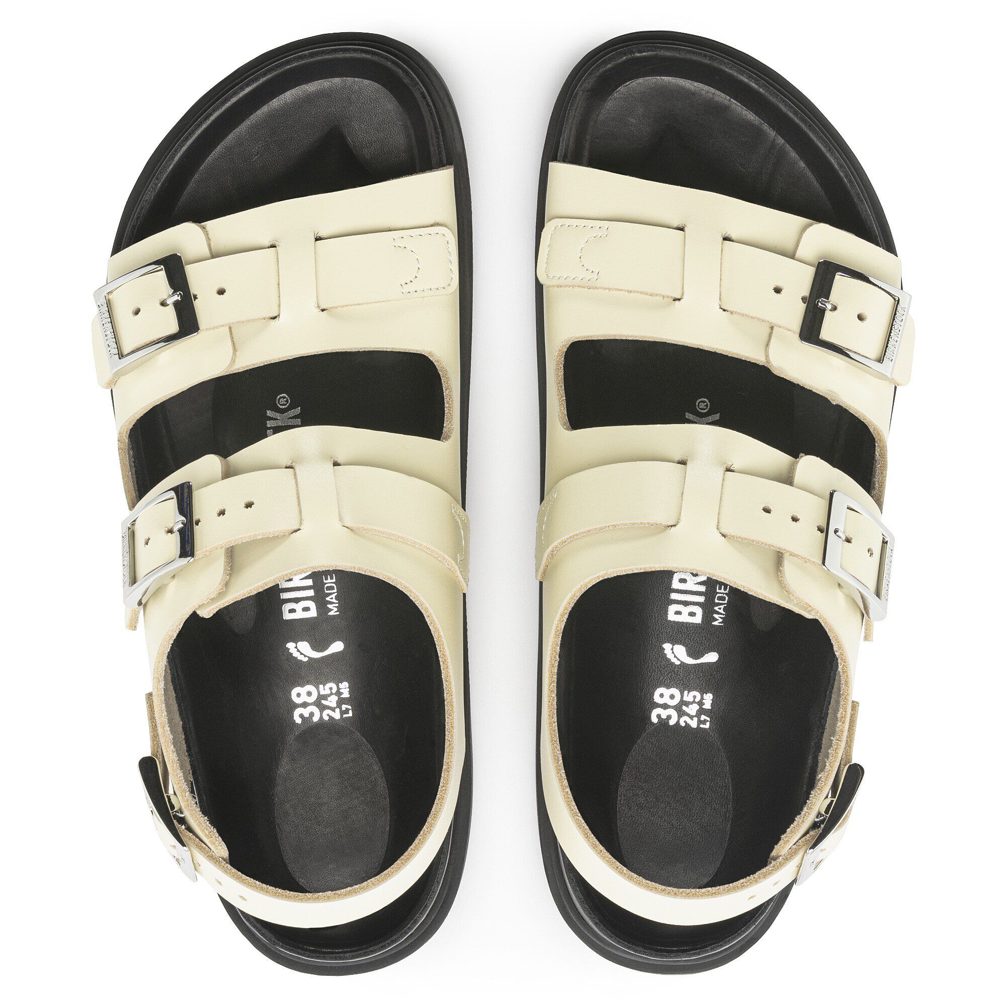 BIRKENSTOCK カンヌ39 250 Cannes Leather in Color Butter | BIRKENSTOCK US