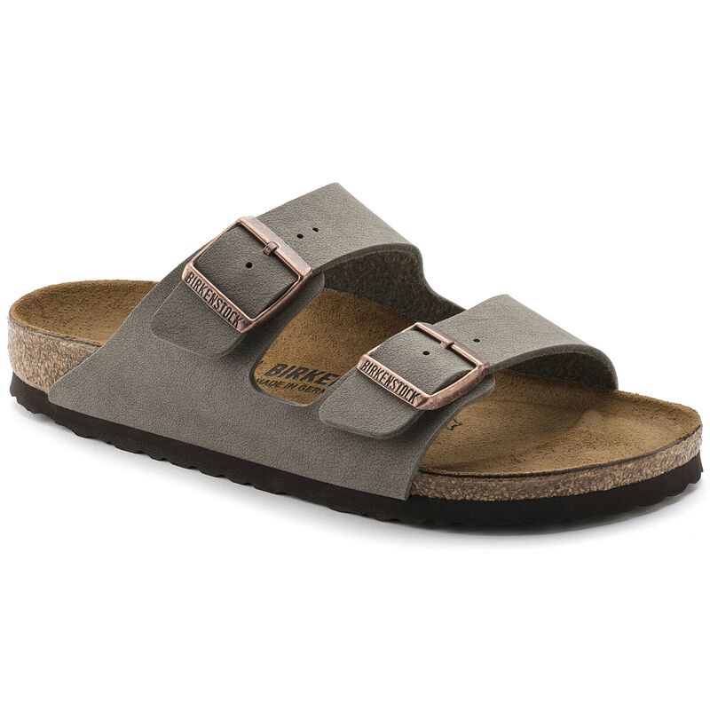 BIRKENSTOCK Arizona Birko-Flor Nubuck Mocha Walk Edit detail