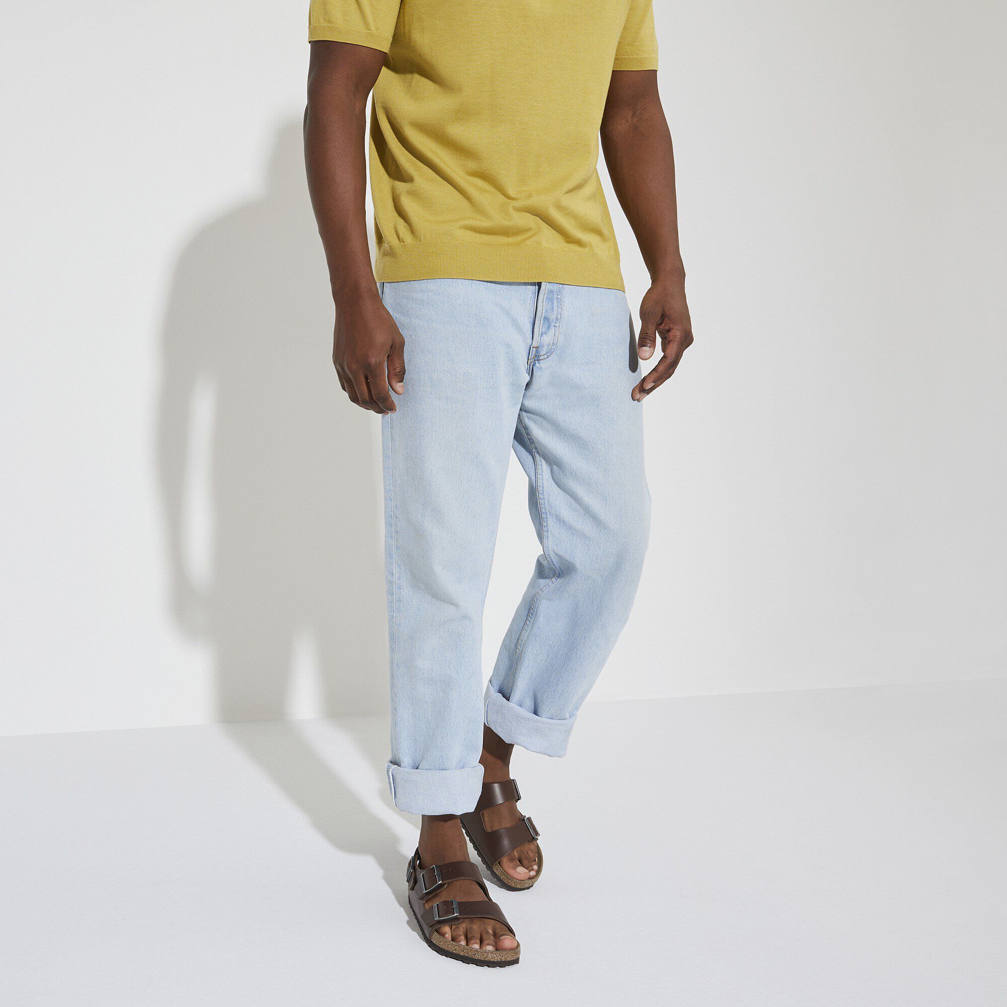   Close-up with a male model