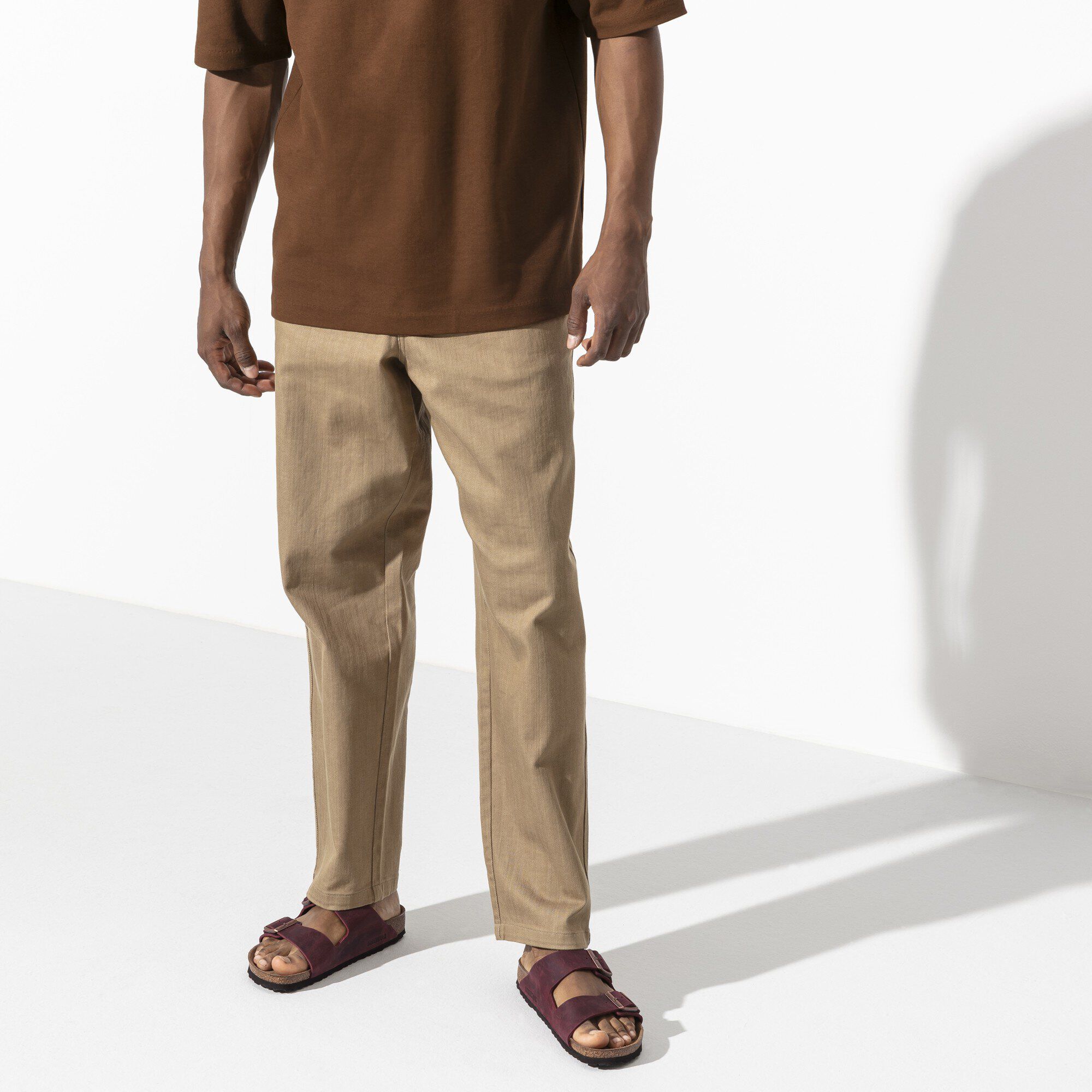   Close-up with a male model