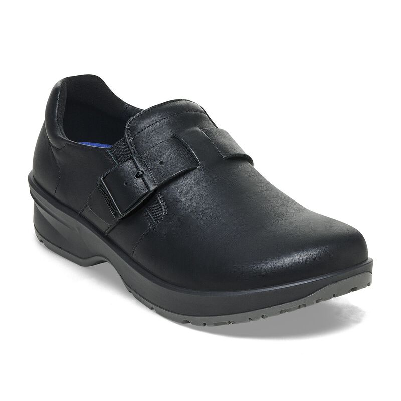 BIRKENSTOCK Caris PRO Natural Leather Black Trail Easy detail