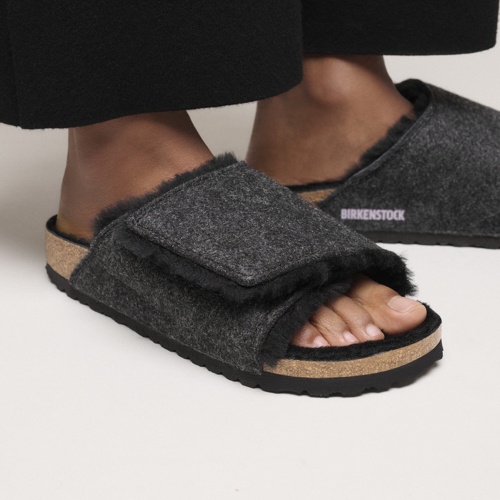 Solana Shearling Feutre de laine