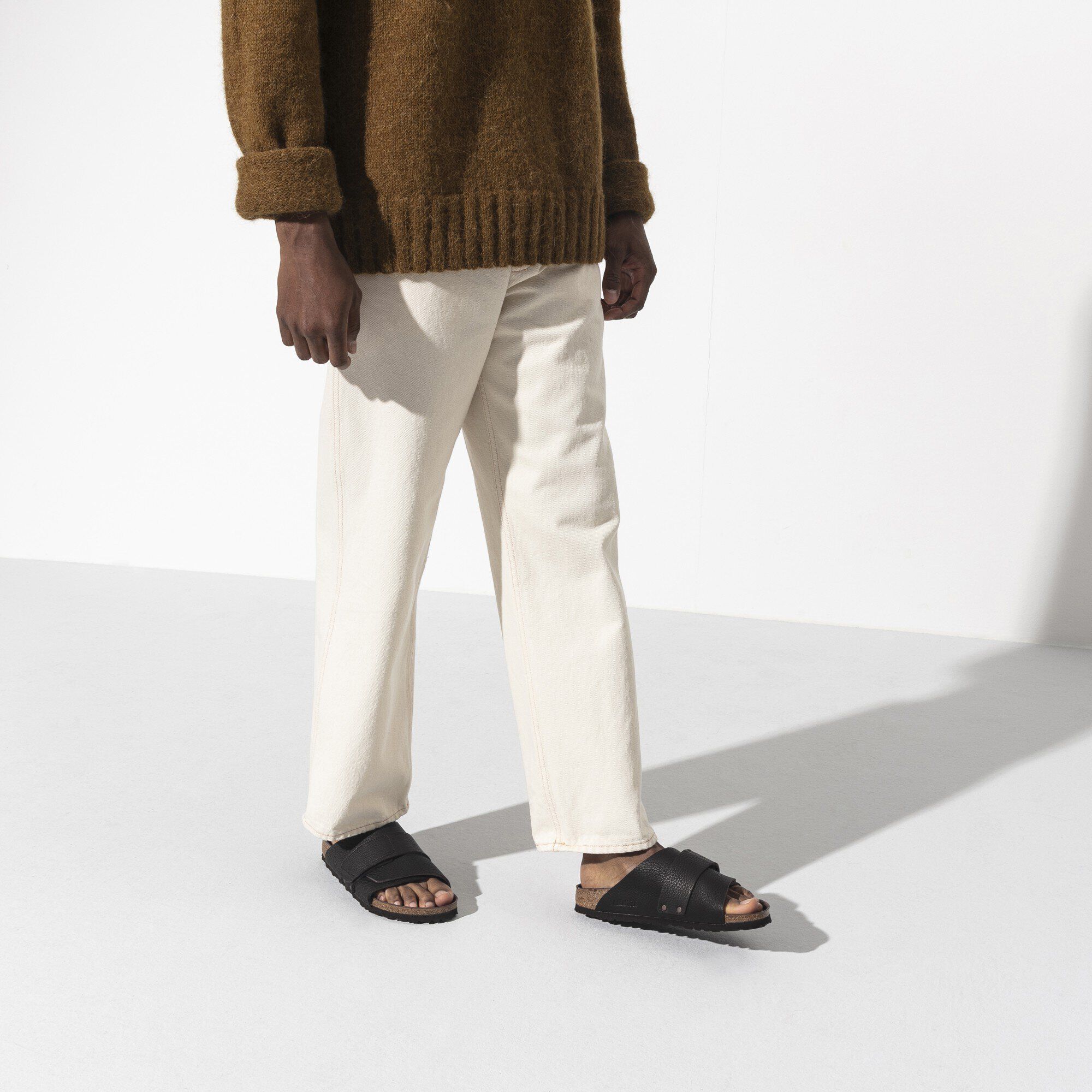  Close-up with a male model